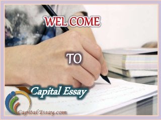 Capital essay   professional academic custom writing services provider