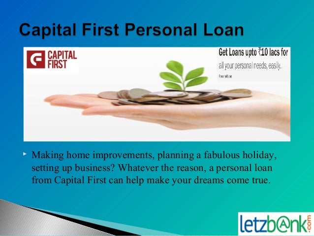 1st Capital Bank Personal Loans