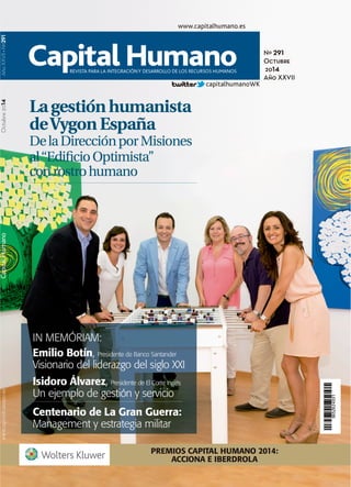 Revista Capital Humano - Octubre 2014. 