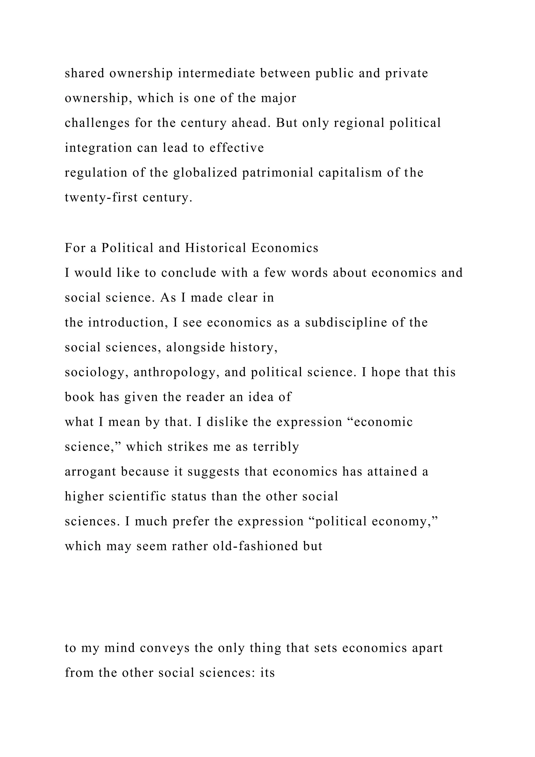 Capital in the Twenty-First CenturyCAPITAL IN THE.docx