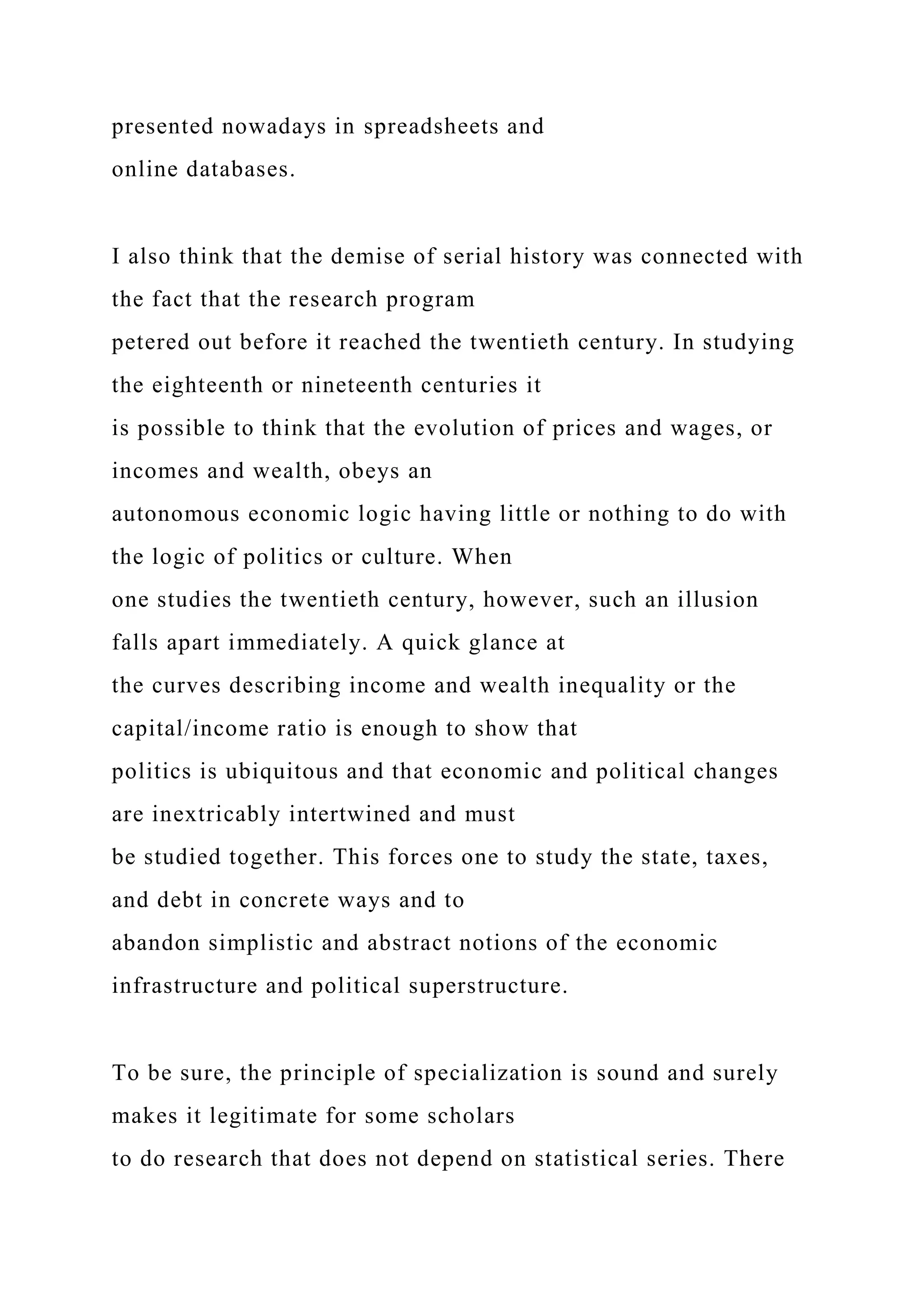 Capital in the Twenty-First CenturyCAPITAL IN THE.docx