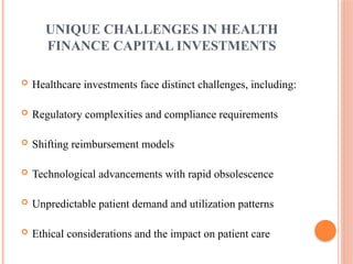 Hospital Financial Risk Example Capital investment & risk analysis in health finance.pptx