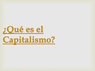 Capitalismo 