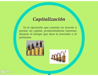 Capitalización de interés