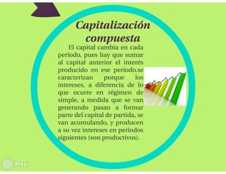 Capitalización de interés