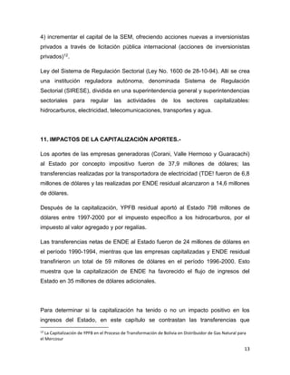 Capitalización de las empresas y los estados | DOCX