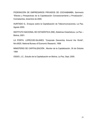 Capitalización de las empresas y los estados | DOCX