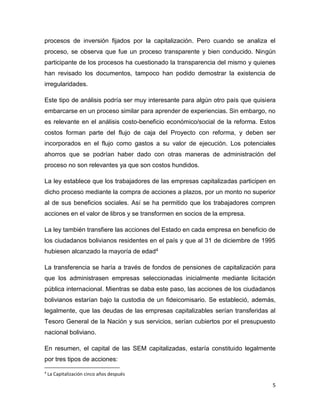 Capitalización de las empresas y los estados | DOCX