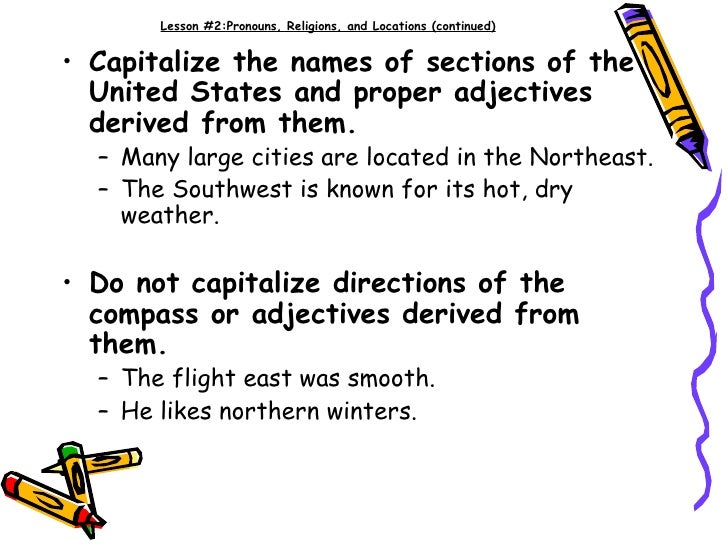 Capitalization!