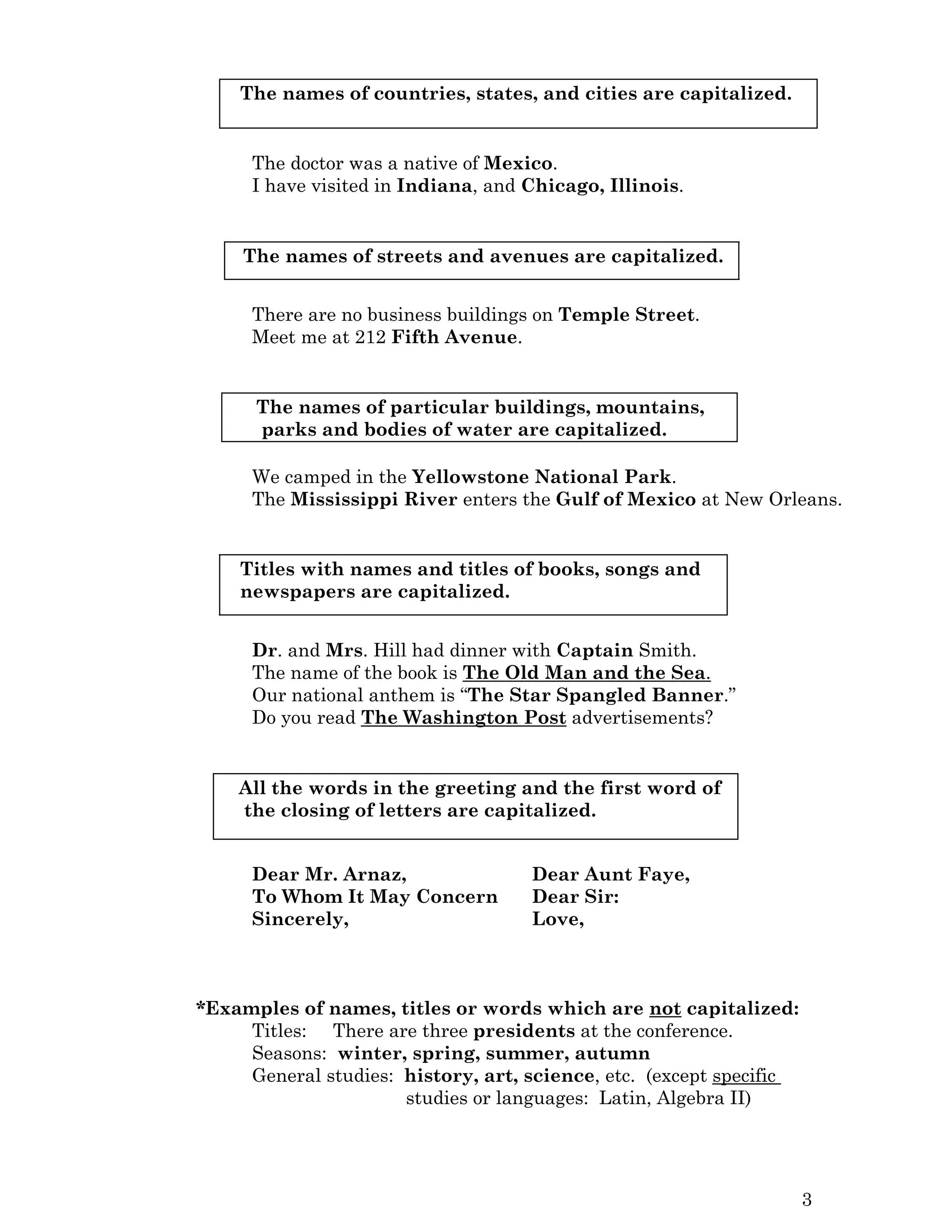 Capitalization | PDF