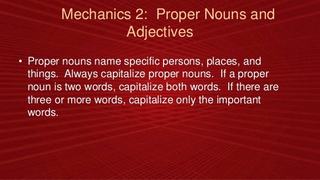 Capitalization and Punctuation Unit 5