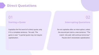 Direct Capitalization Approach Capitalization Rules in English: A Clear and Comprehensive Guide | PPTX