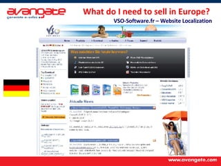 What do I need to sell in Europe?  VSO-Software.fr – Website Localization 