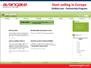 Start selling in Europe  DrWeb.com - Partnership Program 