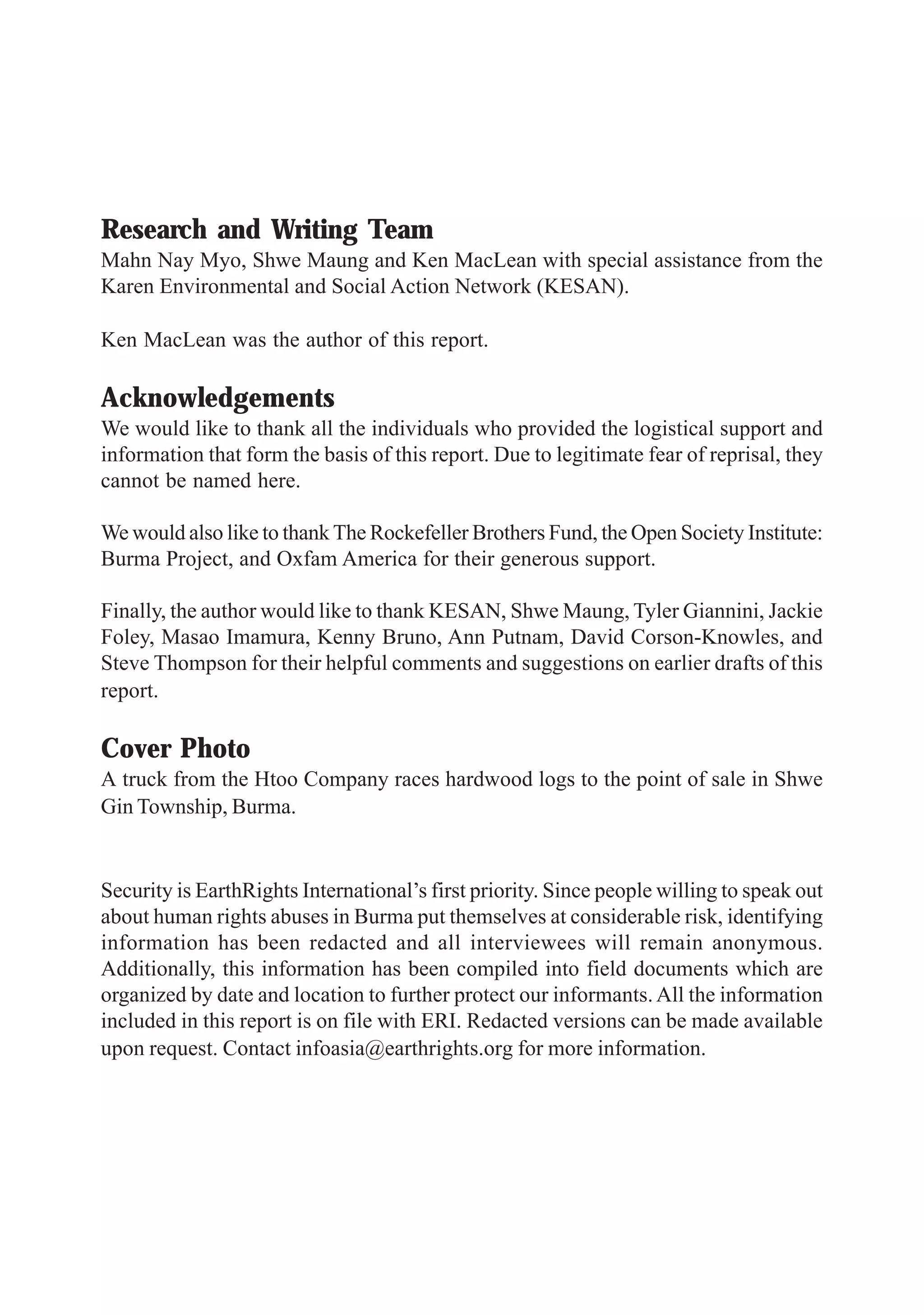 Capitalizing on conflict how logging and mining contribute to ...