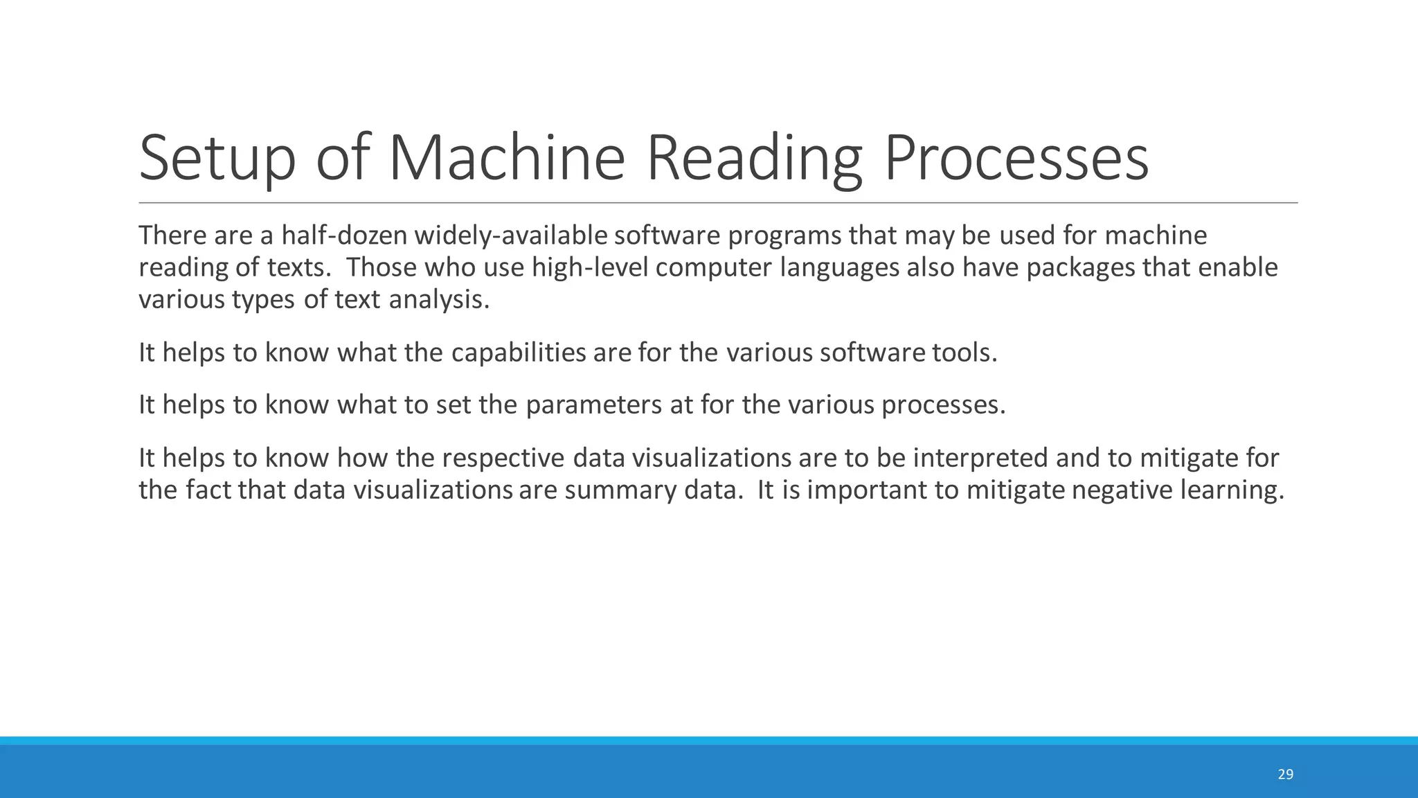 29
word tree based on a text search for “data”
 