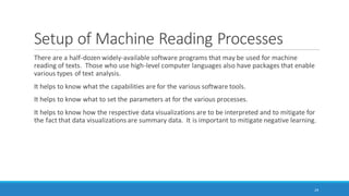29
word tree based on a text search for “data”
 