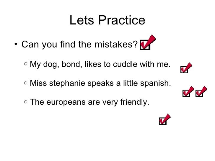 Capitalizing Proper Nouns