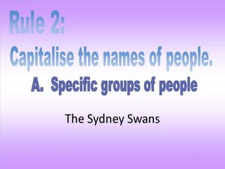 Capital letters