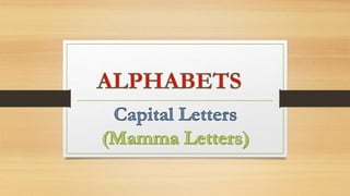English Alphabets_Capital letters