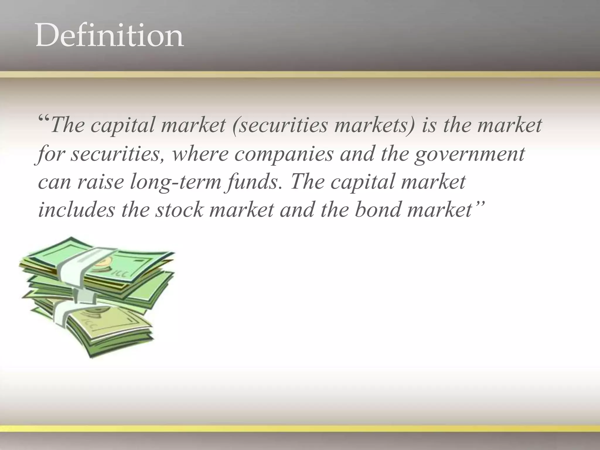 Capital Market Structure Pptx