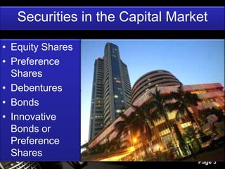 Capital Market and Investment Avenues-B.V.Raghunandan Slide 3