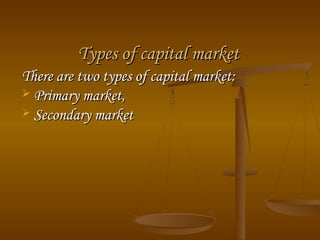 Capital market ppt | PPT