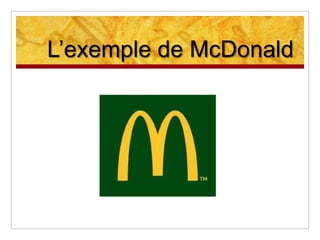 Acteurs du marchéHamburgers:Mc Donald’s, Quick, Subway, KFCSandwicherieSandwich, panini, kebabBoulangerie- Formules Sandwich/Salade + Viennoiserie