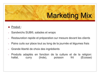Communication1996 : «Quick, les hamburgers aussi ont droit à la différence» : Les clients sont différents, donc les produits le sont aussi.2000 : «C'est bon, vous êtes chez Quick !» : Quick est différent et de confiance. C’est sûr et c’est bon.2003 : «Nous, c'est le goût» : Des produits de qualité, une identité gustative. Un goût pour le relationnel.2011, «Le meilleur pour vous, chaque jour» : Quick est au service du consommateur. Image sécuritaire. Qualité des produits et du service.
