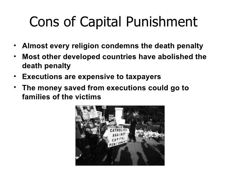 The pros and cons of capital punishment « phil for humanity