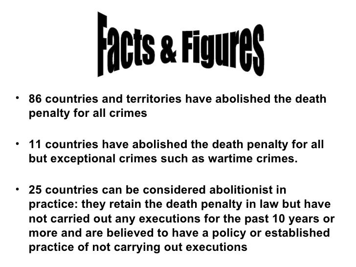 capital punishment should be reinstated in This website is all about why capital punishment should not be reinstated in canada but before you continue, here is some information about capital punishment capital punishment, which is the judicially ordered execution of a prisoner as a punishment for a serious crime, began in the 1600's. capital punishment should be reinstated in This website is all about why capital punishment should not be reinstated in canada but before you continue, here is some information about capital punishment capital punishment, which is the judicially ordered execution of a prisoner as a punishment for a serious crime, began in the 1600's.