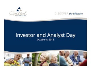 78
Investor and Analyst Day
October 8, 2015
 