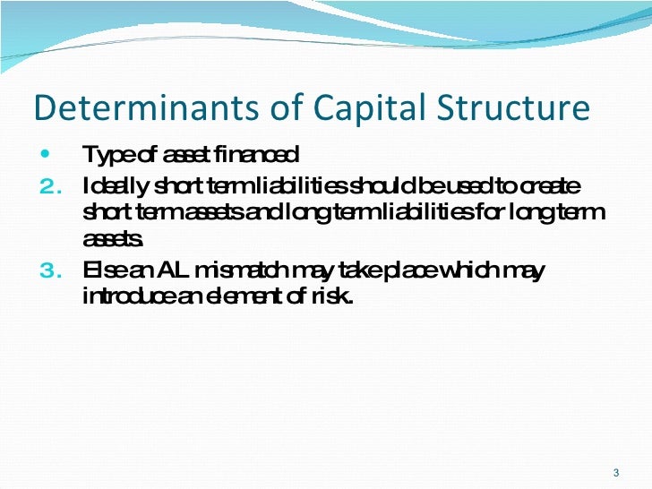 Determinants capital structure dissertation