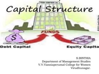 S.BINTHIA
Department of Management Studies
V.V.Vanniaperumal College for Women
Virudhunagar.
 