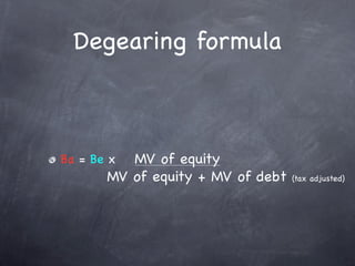 Mv Formula Math Financial Capital structure and wacc | KEY