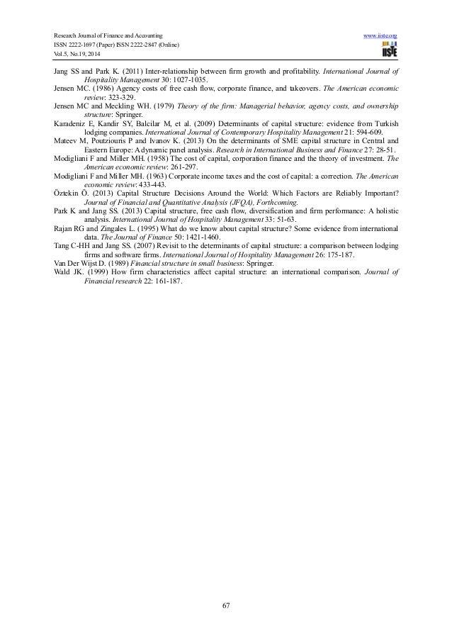 Determinants of Capital Structure In UK Banks