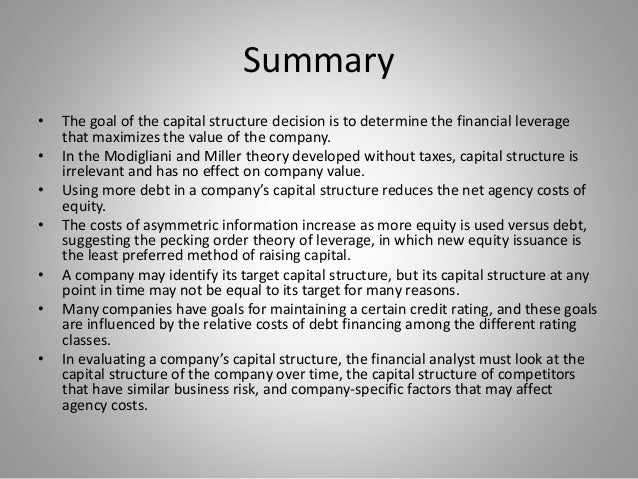 dividend policy capital structure Two capital structure theories (hierarchy theory and substitution the- ory) and dividend payment policies in polish stock companies of the agricultural and foodstuffsector (2001–2006). dividend policy capital structure Two capital structure theories (hierarchy theory and substitution the- ory) and dividend payment policies in polish stock companies of the agricultural and foodstuffsector (2001–2006).