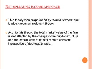 Capital structure ppt | PPTX