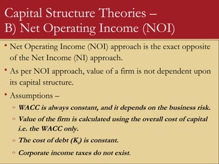 Capital structure theories | PPT