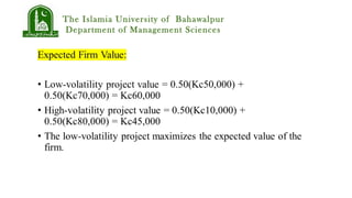 The Islamia University of Bahawalpur
Department of Management Sciences
 
