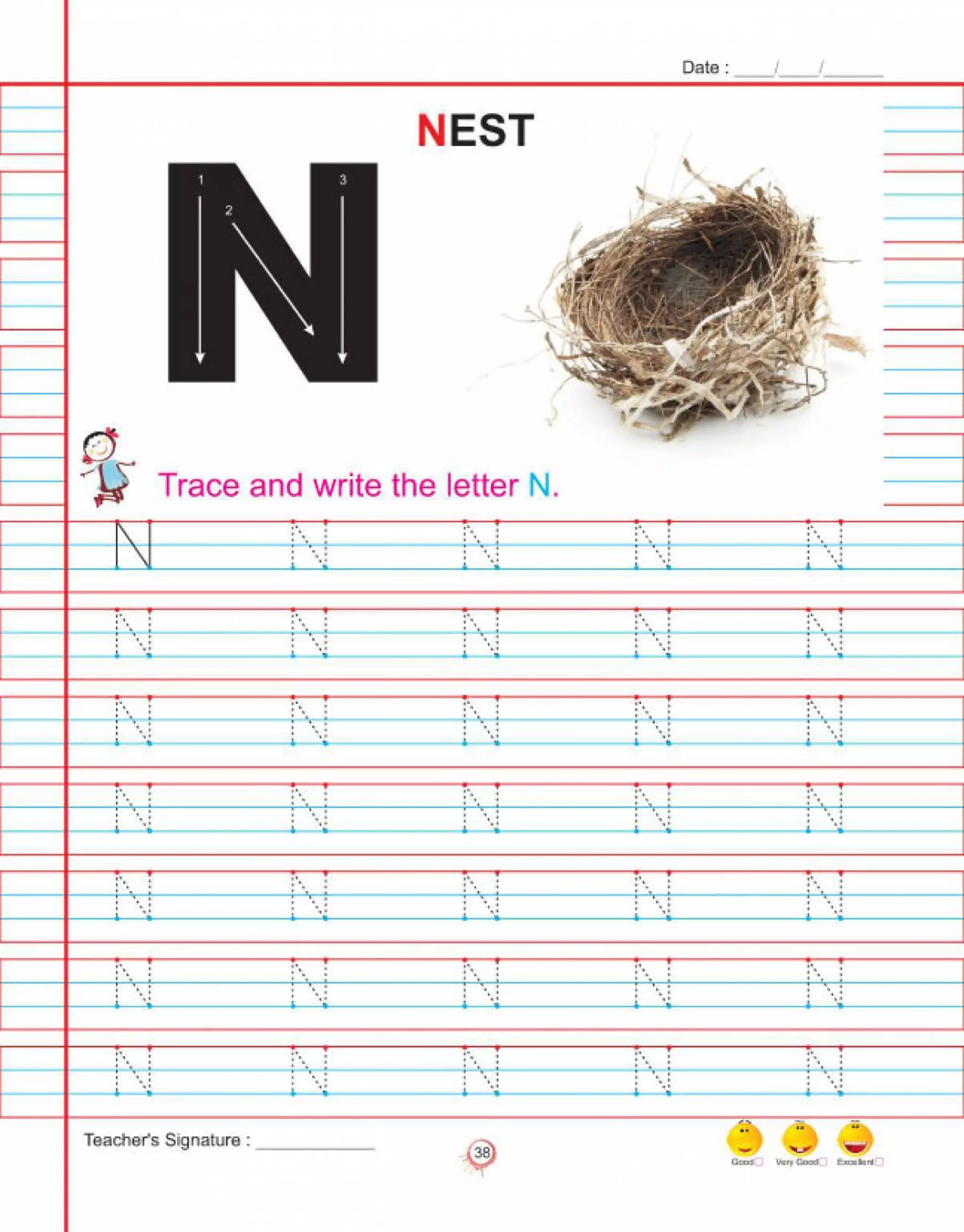 Capital writing Class - Nursery | PDF