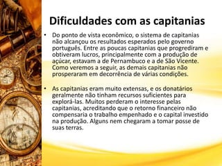 Capitanias hereditárias governo geral | PPTX