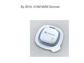 By 2014: 412M M2M Devices
 
