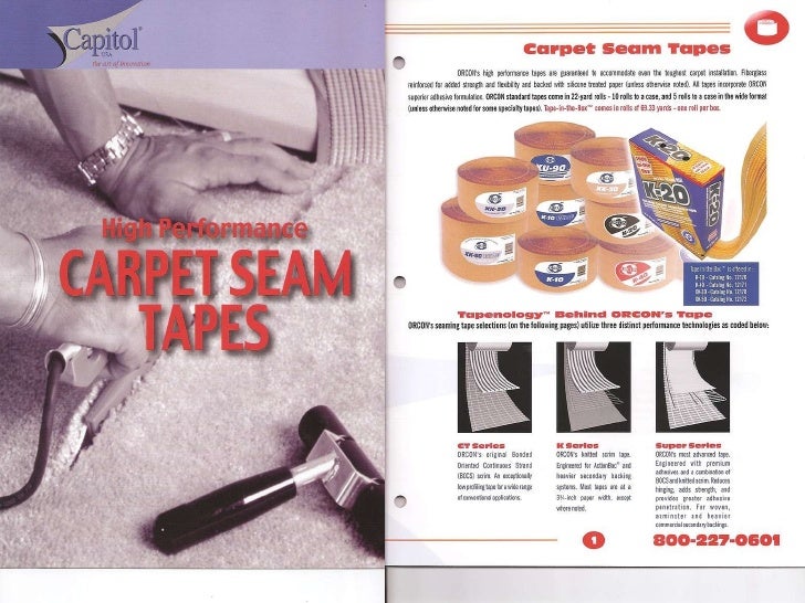Capitol Carpet Seam Tape