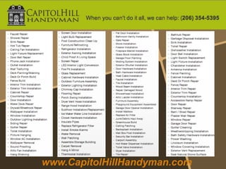 www.CapitolHillHandyman.com
 