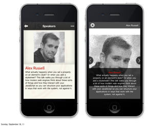 Sunday, September 18, 11
 