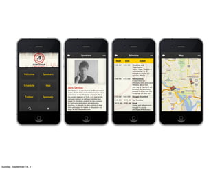 Sunday, September 18, 11
 