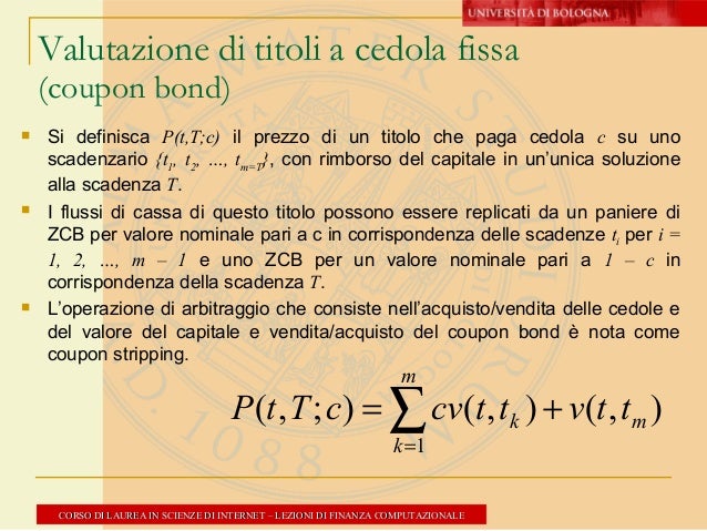 Coupons titoli