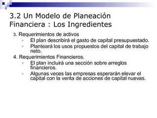 Capitulo 3   Planeamiento Financiero
