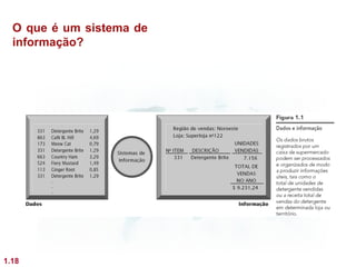 O que é um sistema de
  informação?




1.18
 